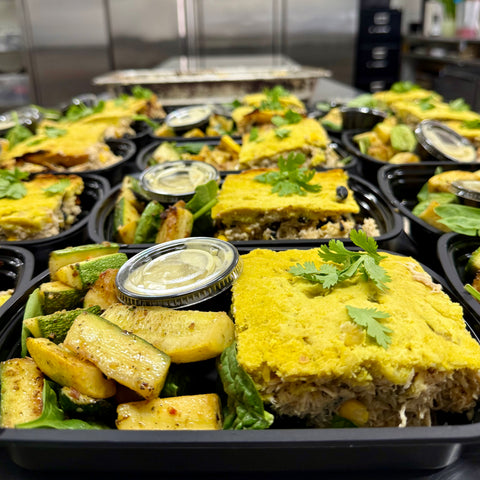 NEW!! Chili Verde Chicken Tamale Pie with Roasted Seasonal Squash