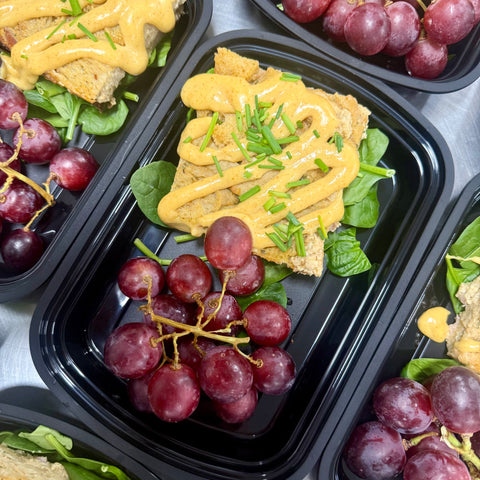 NEW! Eggs Benedict Bake with Fresh Grapes