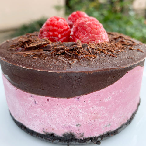 Chocolate Raspberry Cheesecake