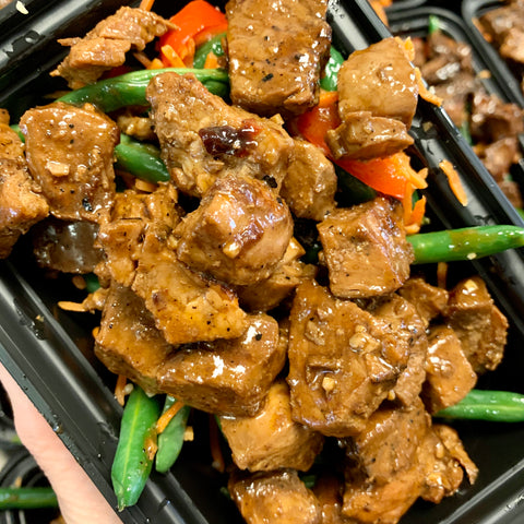Sticky Asian Pork and Veggies