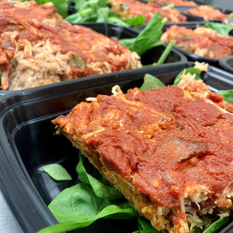 BACK! Spaghetti Squash and Chicken Bake