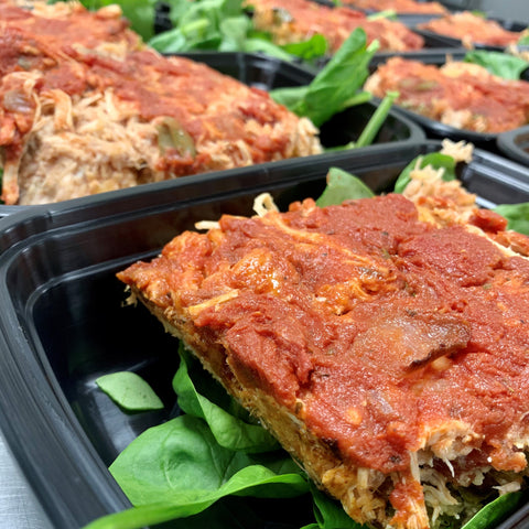 BACK! Spaghetti Squash and Chicken Bake