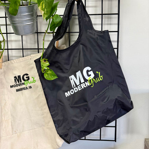 Modern Grub Black Grocery Bag