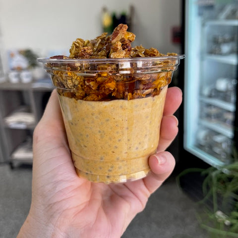 NEW! Pumpkin Yogurt Parfait (Vegan)- September Treat of the Month!
