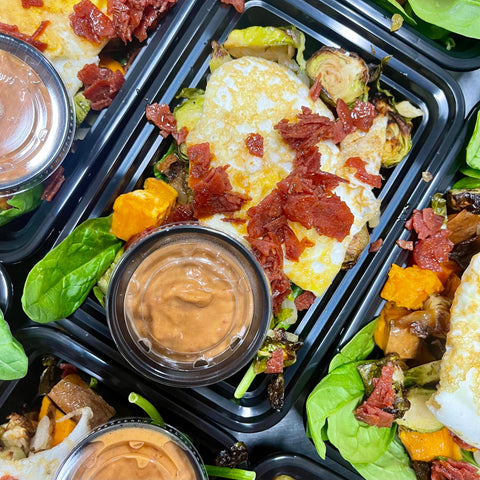 BACK! Jenna's Fall Breakfast Skillet with Sun Dried Tomato Aioli (on the side)