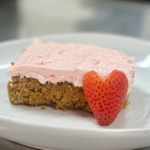 Valentine Heart Shaped Strawberry Cake