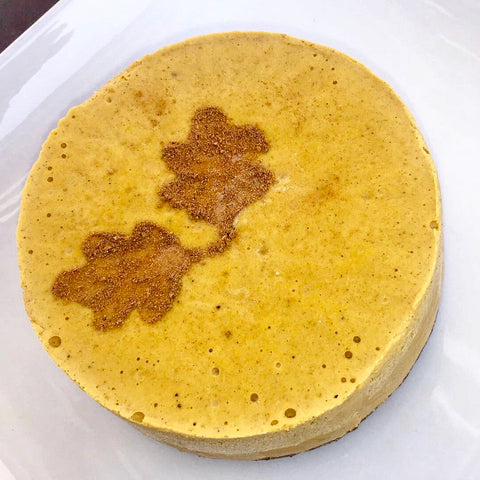 Vegan Pumpkin Pie Spiced Custard Cheesecake