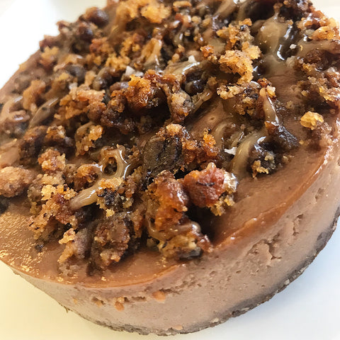 Vegan Peppermint Chocolate Cheesecake