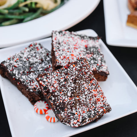 Peppermint Chocolate Brownie  8" x 8"