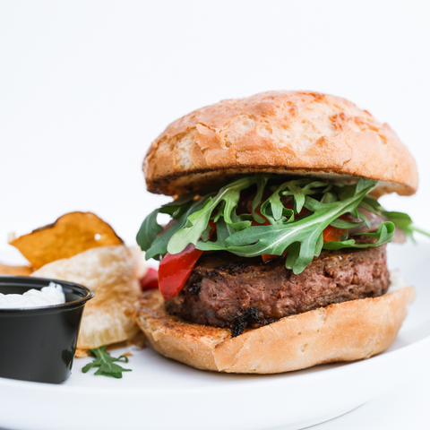 Garden Grubber Sunday - Beyond Burger with Veggie Chips (Blue Zones Inspired®)