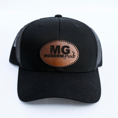 MG Hat- Leather Logo